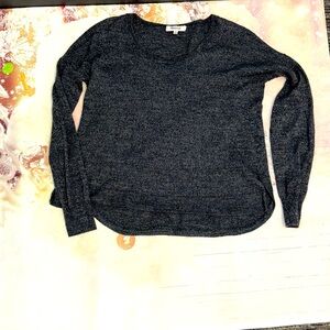 Madewell 50% wool Ringer Raglan Top Womens Size S